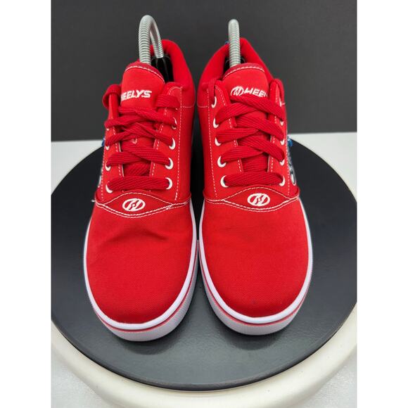 Heelys Pro 20 Prints Red Checkered Skate Shoes Size 7 Youth Womens 8.5 Skater - Picture 2 of 9